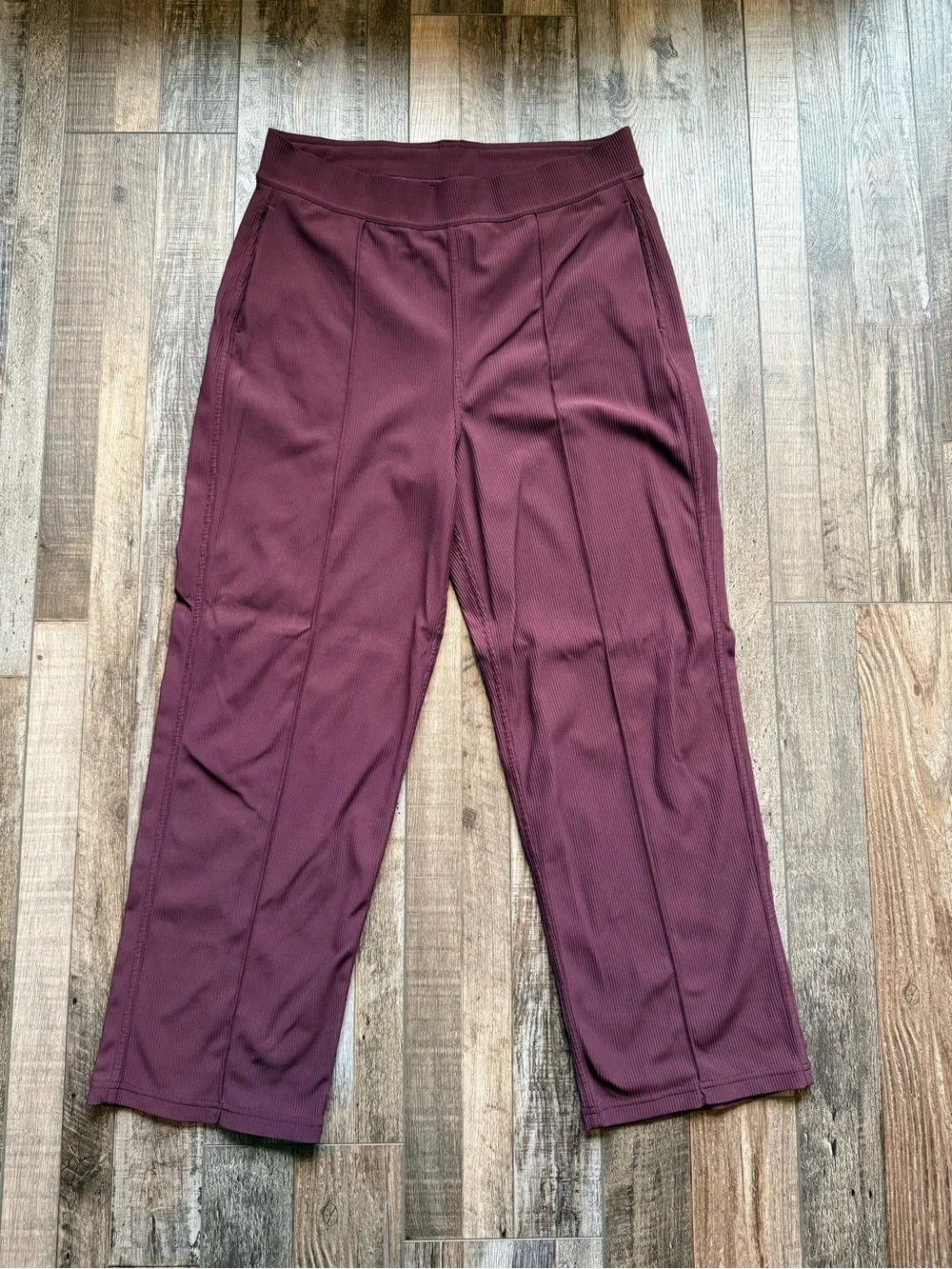 lululemon athletica Straight-Leg Ponte Pants in Deep Burgundy